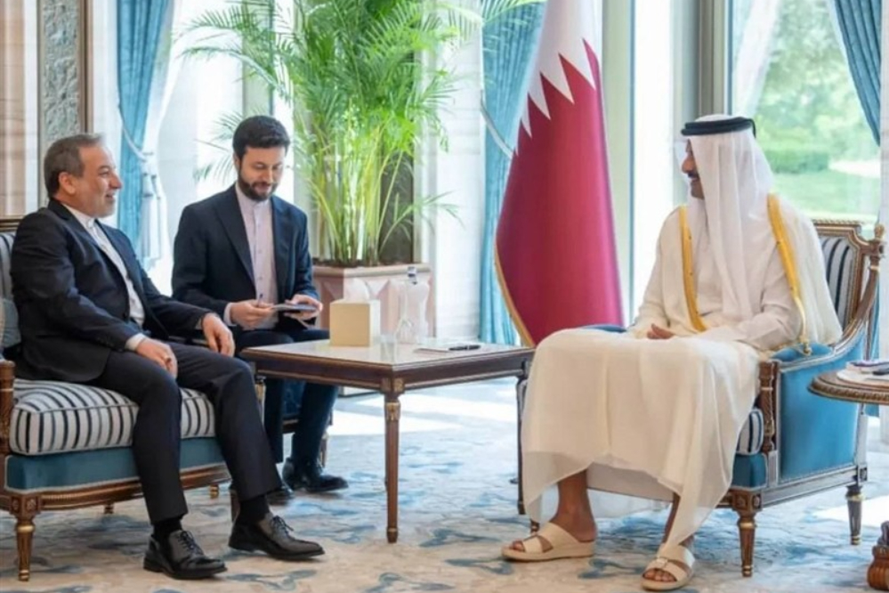 دیدار+عراقچی+با+امیر+قطر+در+دوحه