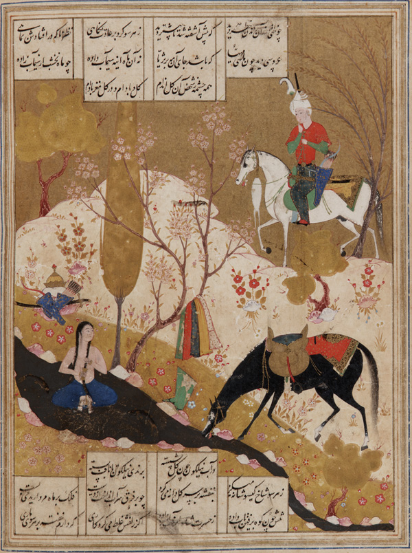 Nizami_-_Khusraw_discovers_Shirin_bathing_in_a_pool