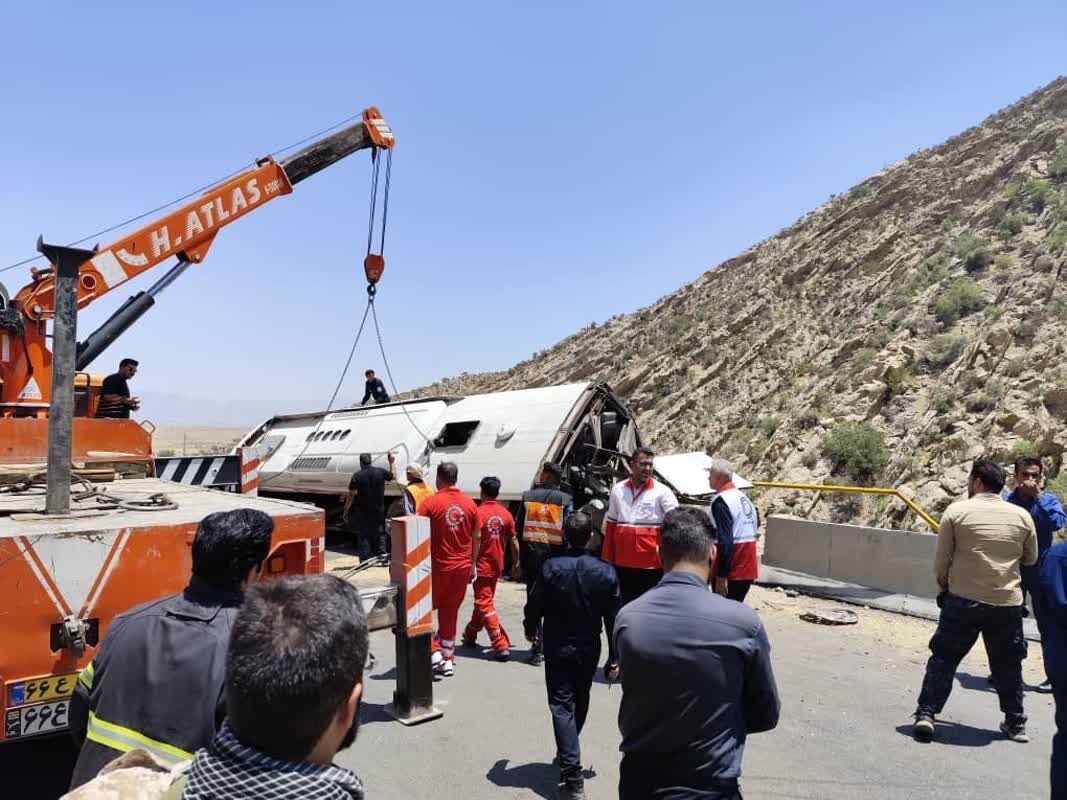 واژگونی+اتوبوس