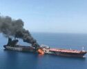 انفجار ۸ نفتکش در ۴۸ ساعت در تنگه هرمز؛ ادعای مین‌روبی سنتکام زیر سؤال رفت

