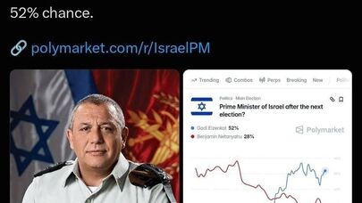 پیش‌بینی جنجالی سایت‌های شرط‌بندی؛ آیزنکوت در رقابت با نتانیاهو پیش افتاد؟