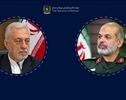 رایزنی مهرداد اخلاقی و سرلشکر احمد وحیدی درباره تقویت زنجیره تولید تسلیحات دفاعی