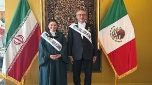 Iranian envoy in Mexico receives Global Leader of Change award