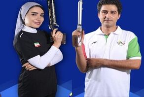 Iran pair win 10m air pistol mixed bronze in Asian c'ships