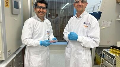 2 Iranian researchers grow living skin using stem cell in UQ
