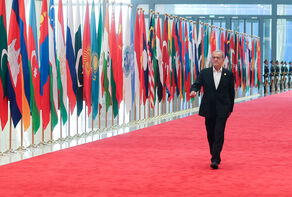 Iran president arrives in Beijing for historic celebrations
