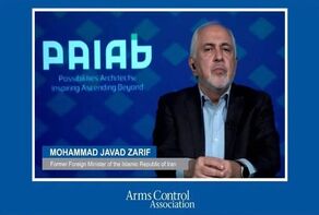 Zarif delivers speech on international panel on resolving impasse over Iran’s nuclear program