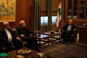 Larijani meets Lebanese parliament speaker