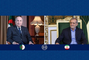 الرئيس بزشكيان يهنئ رئيس الجزائر