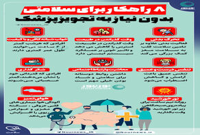اینفوگرافی: هشت ایده برای سلامتی
