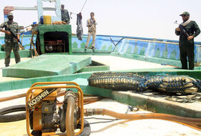 Foreign vessel carrying bootleg fuel seized in Persian Gulf