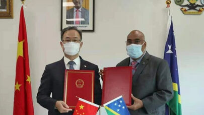 Strategic agreement of China-Solomon Islands and US concern