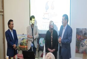 تقدیر از برترین های اولین جشنواره نقاشی 