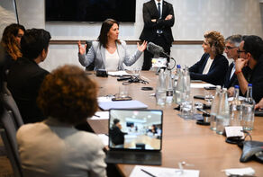 Aspects of the Zionist minister's media conference with opposition mercenary journalists