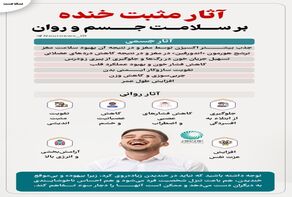 آثار مثبت خنده بر سلامت جسم و روان