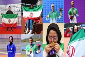 کاروان ایران با 47 مدال، رده دوم جدول را حفظ کرد