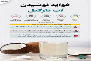 فواید نوشیدن آب نارگیل