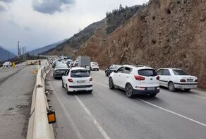 جاده چالوس باز شد/ترافیک سنگین در آزادراه تهران - شمال