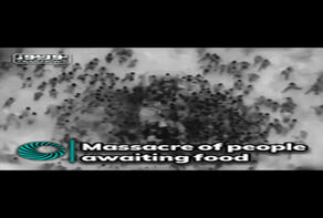 Massacre of people awaiting food
