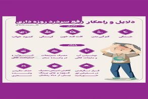 نور اینفو| دلایل و راهکار رفع سردرد روزه داری