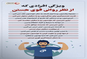 نوراینفو | ویژگی افرادی که از نظر روانی قوی هستن