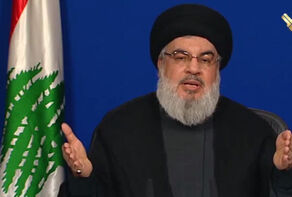 حسن نصرالله در بیروت سخنرانی می‌کند