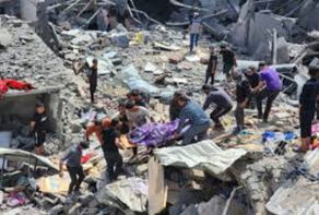 ده‌ها شهید و زخمی در تازه‌ترین جنایت رژیم صهیونیستی در نوار غزه + فیلم