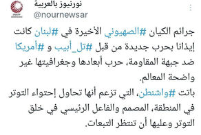 ضربة لبنان إيذان بحرب صهيو-أمريكية جديدة ضد جبهة المقاومة