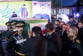 Mass funeral underway in Tehran for IRGC commander assassinated by Israel