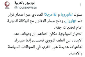 مآلات سلوك اوروبا وامريكا المعادي ضد ايران