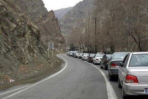 ترافیک سنگین در محور هراز
