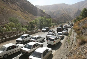 جاده کندوان دوطرفه شد