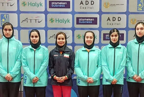 Иранские девушки выиграли чемпионат Центральной Азии по настольному теннису