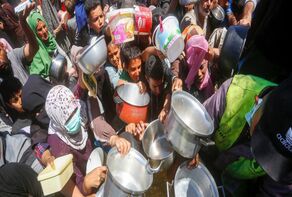 Almost everyone depends on aid in Gaza