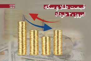 قیمت طلا و سکه امروز سه‌شنبه 20 خرداد 1404 +جدول