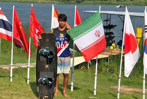 Молодой иранец победил на соревнованиях по воднолыжному спорту Азии