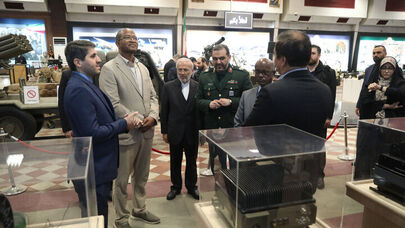 Ethiopian delegation visits Iran defense achievements fair