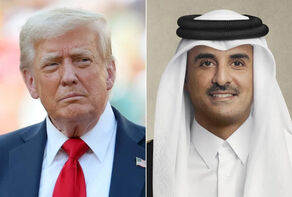 تماس تلفنی امیر قطر با ترامپ همزمان با سفر علی لاریجانی به دوحه