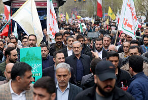 President Pezeshkian in Int’l Quds Day Rally in Tehran