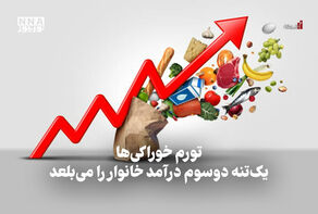 اقتصادنگار | تورم خوراکی ها یک تنه دوسوم درآمد خانوار را می بلعد