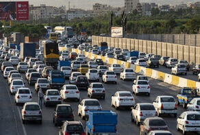 ترافیک سنگین در آزادراه قزوین ـ کرج ـ تهران