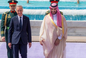 استقبال بن سلمان از نخست وزیر کانادا در جده