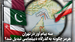 مداردیپلماسی | سه پیام‌آور در تهران، هرمز چگونه به گذرگاه دیپلماسی تبدیل شد؟