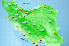 وضعیت آب و هوا امروز یکشنبه 8 شهریور+ وضعیت استانها