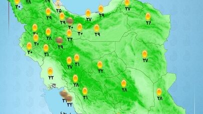 وضعیت آب و هوا امروز سه شنبه 10 شهریور 1405 + وضعیت استانها