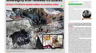 Front pages of Iran's English dailies on September 3