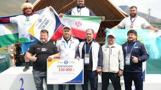 Представитель Ирана завоевал титул чемпиона Всемирных игр кочевников в номинации «Самый сильный человек»