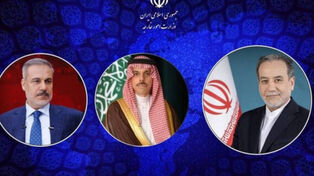 عراقجي يناقش احدث التطورات مع نظيريه السعودي والتركي