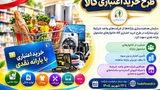 فراخوان طرح خرید اعتباری کالا برای خانوارها