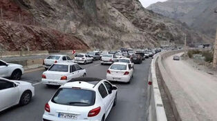 ترافیک 7 کیلومتری در خروجی مرزن‌آباد